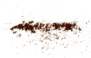 abstrakt kaffe pulver partikel isolerat png