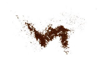 abstrakt sofortig Kaffee Pulver isoliert png