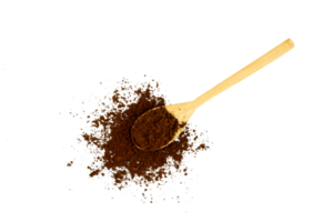 instant café poudre dans une cuillère png