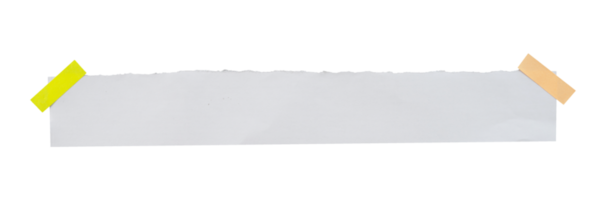 ripped white paper with tape png