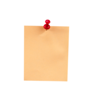 blank note paper with pin png