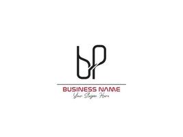 Luxury Bp Logo Icon, Creative BP Unique Letter Logo Template vector