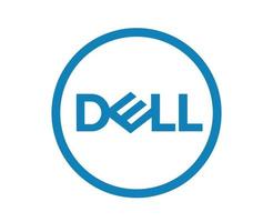 Dell Logo Brand Computer Symbol Design Usa Laptop Vector Illustration