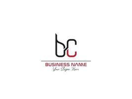 Luxury Bc Logo Icon, Creative BC Unique Letter Logo Template vector