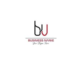 Luxury Bv Logo Icon, Creative BV Unique Letter Logo Template vector