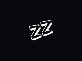 Monogram Zz Logo Icon, Initial ZZ Logo Letter Design vector