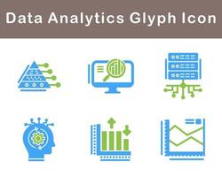 Data Analytics Vector Icon Set