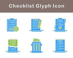 Checklist Vector Icon Set