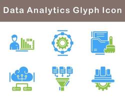 Data Analytics Vector Icon Set