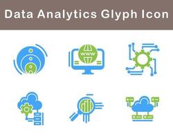 Data Analytics Vector Icon Set