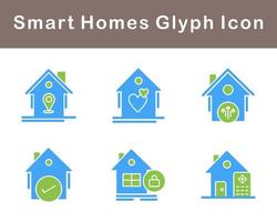 Smart Homes Vector Icon Set