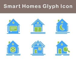 Smart Homes Vector Icon Set