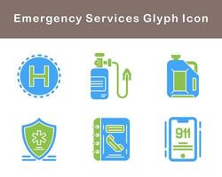 Emergency Services Vector Icon Set