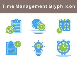 Time Management Vector Icon Set