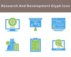 Research And Development Vector Icon Set