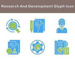 Research And Development Vector Icon Set