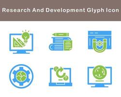 Research And Development Vector Icon Set