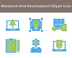 Research And Development Vector Icon Set