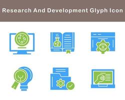 Research And Development Vector Icon Set