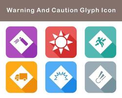 Warning And Caution Vector Icon Set