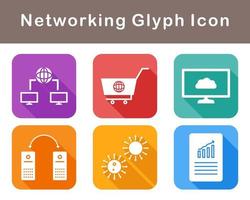 Networking Vector Icon Set