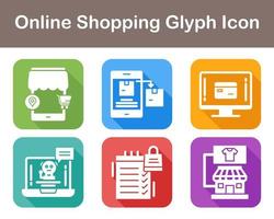 Online Shopping Vector Icon Set