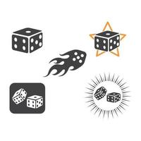 dice cubes icon vector illustration design