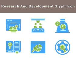 Research And Development Vector Icon Set