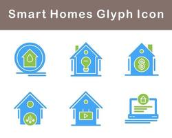 Smart Homes Vector Icon Set