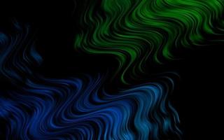 Dark Blue, Green vector pattern with liquid shapes.