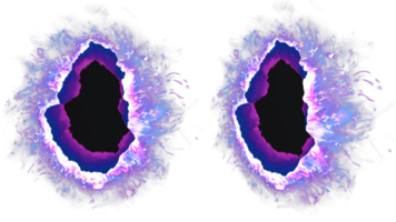 Portal rift. 3d render isolated png