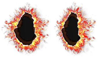 Portal rift. 3d render isolated png