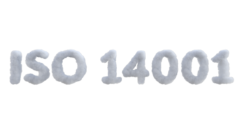 Environment related word cloud alphabet. 3d render isolated png
