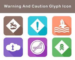 Warning And Caution Vector Icon Set