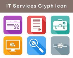 IT Services Vector Icon Set