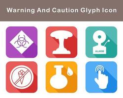 Warning And Caution Vector Icon Set