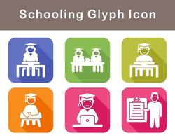 Schooling Vector Icon Set