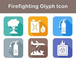 Firefighting Vector Icon Set