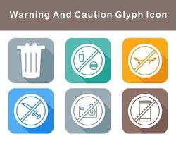 Warning And Caution Vector Icon Set