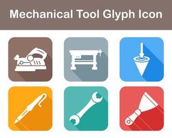 Mechanical Tool Vector Icon Set