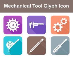 mecánico herramienta vector icono conjunto