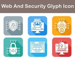 Web And Security Vector Icon Set