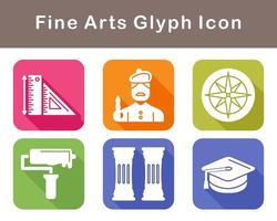 Fine Arts Vector Icon Set