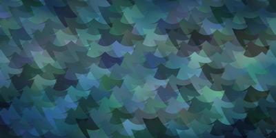 Dark BLUE vector pattern in square style.