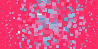 Light Blue, Red vector texture in rectangular style.