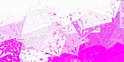 Light Purple, Pink vector texture with random triangles.