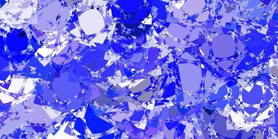 Light Purple vector background with polygonal forms.