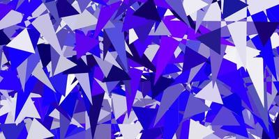 Light Purple vector background with polygonal forms.