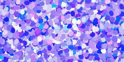 Light purple vector texture with memphis shapes.