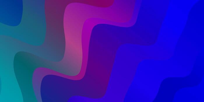 Light Blue, Red vector template with curved lines.